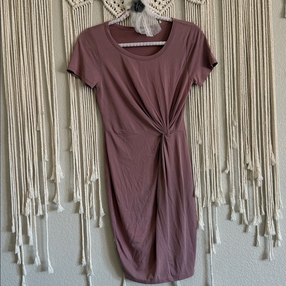 Elegant Mauve Dress